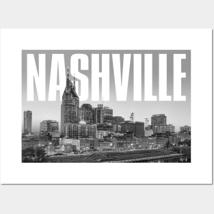 Nashville Cityscape Posters and Art